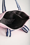 Harper (Pink) Neoprene Tote/Crossbody Bag- With Zip Closure