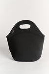 Black Neoprene Lunch Bag
