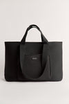 Rover (Black) Large Neoprene Travel Tote - With Zip Closure