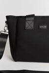 Essentials (Black) Neoprene Tote/Crossbody Bag 