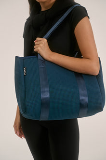  Valli (Navy) Neoprene Tote Bag