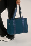 Valli (Navy) Neoprene Tote Bag
