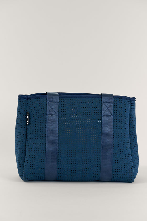 Valli (Navy) Neoprene Tote Bag
