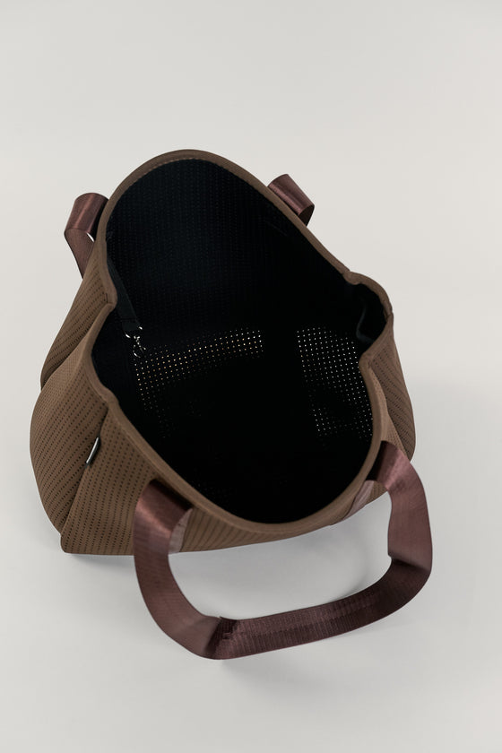 Valli (Chocolate) Neoprene Tote Bag