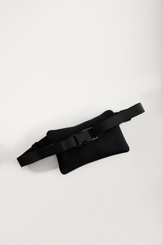 Amalfi (Black) Neoprene Bum Bag
