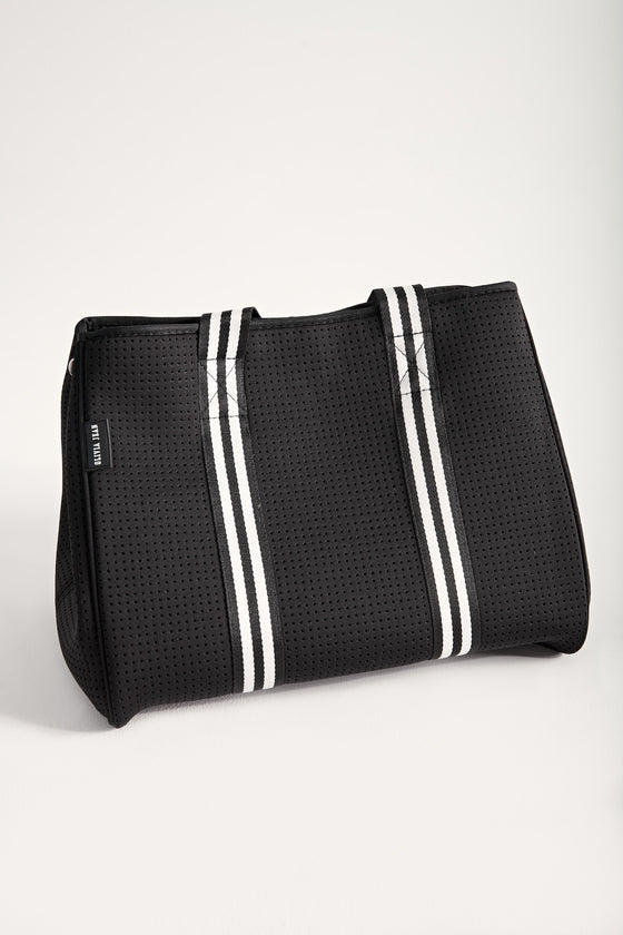 Aria (Black) Nappy/Gym/Uni Neoprene Tote Bag