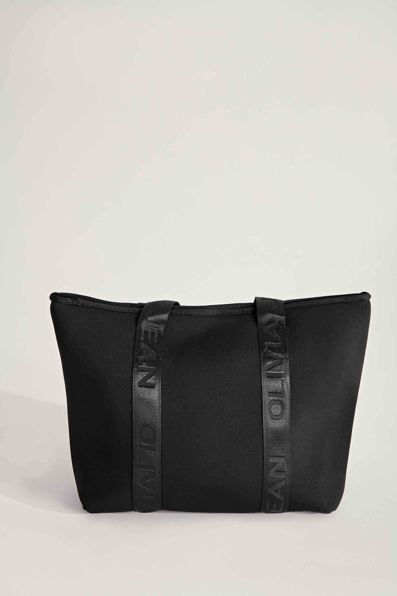 Olivia Jean (Black) Signature 2.0 Neoprene Tote Bag- With Zip Closure ...
