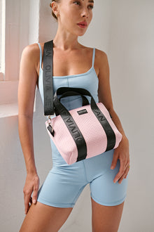  Tash (Pink) Neoprene Crossbody Bag- With Zip Closure