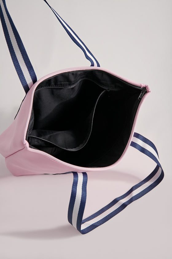 Manhattan (Pink) Neoprene Tote Bag- With Zip Closure
